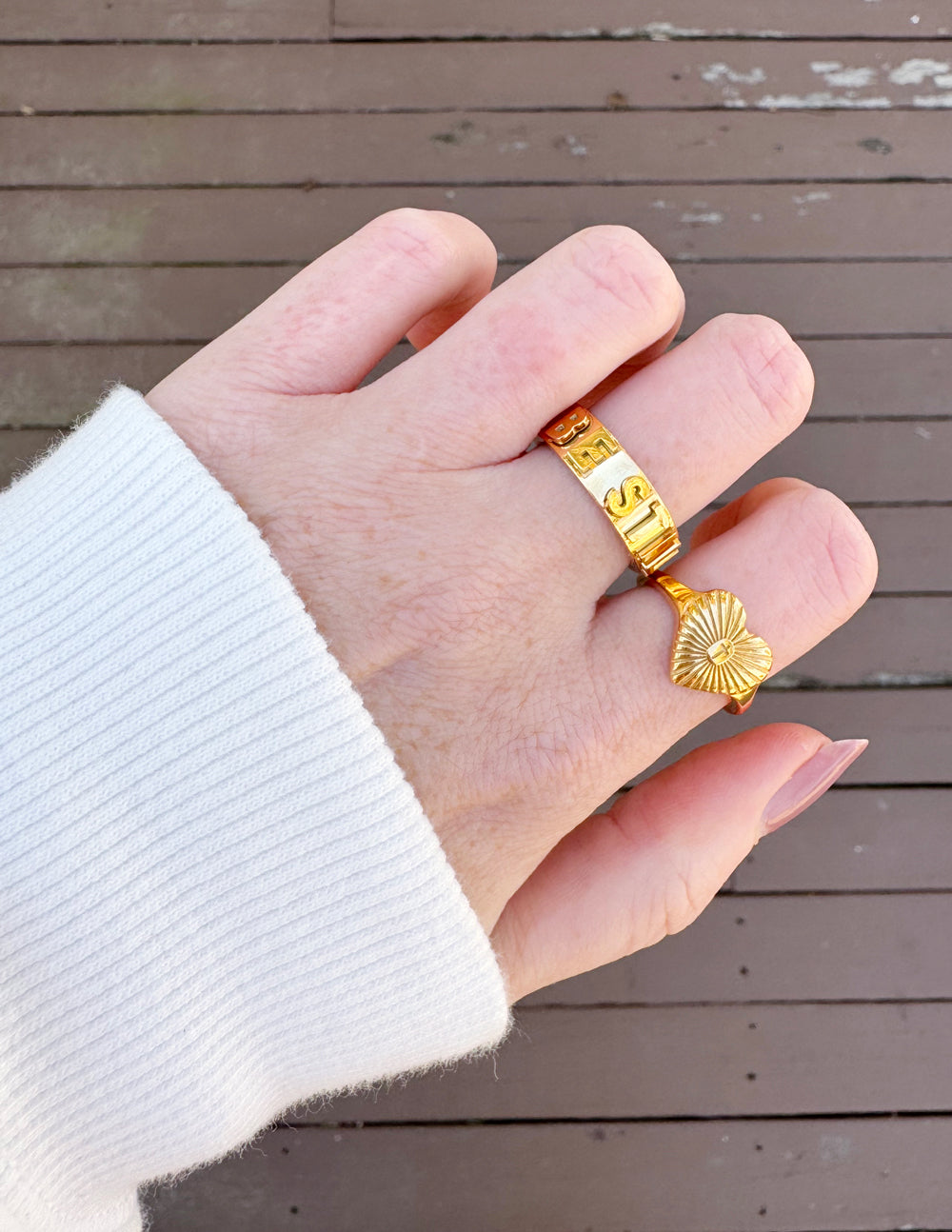 Floral Signet Ring - Riot Co.