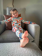 Camo fish bamboo pj set - Riot Co.