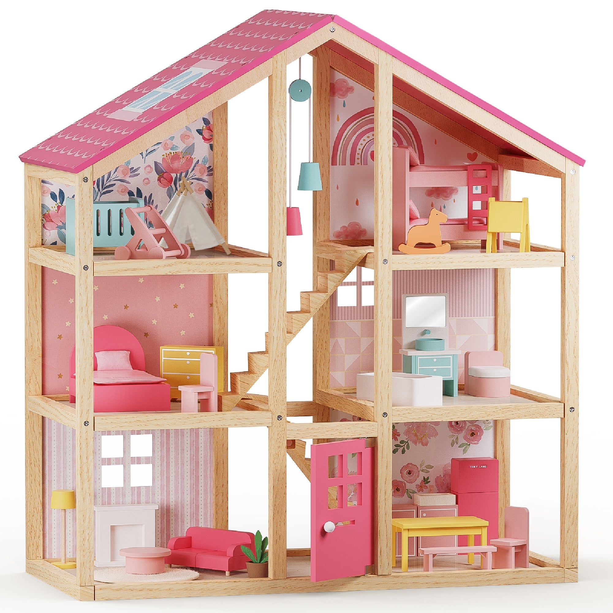 Tiny Land® Sweetwood Love Dollhouse without Dolls - Riot Co.
