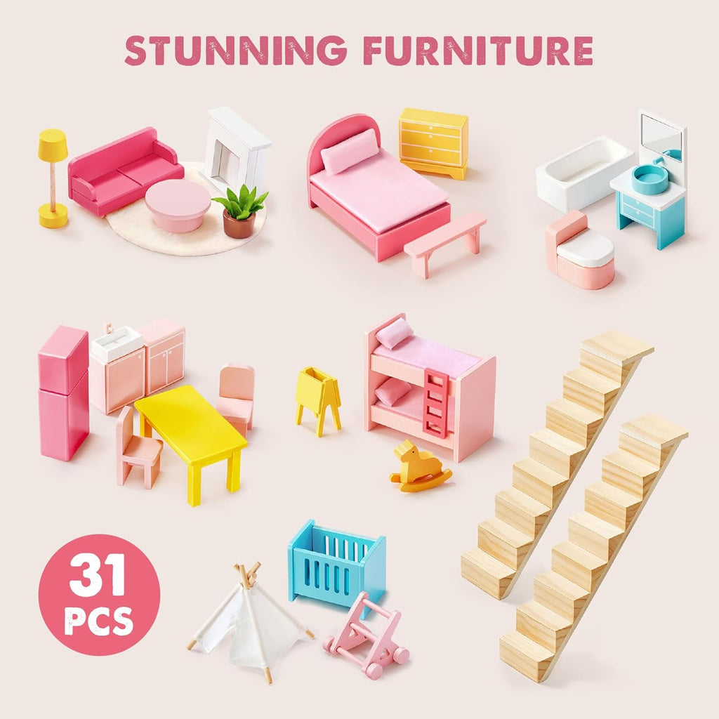 Tiny Land® Sweetwood Love Dollhouse without Dolls - Riot Co.