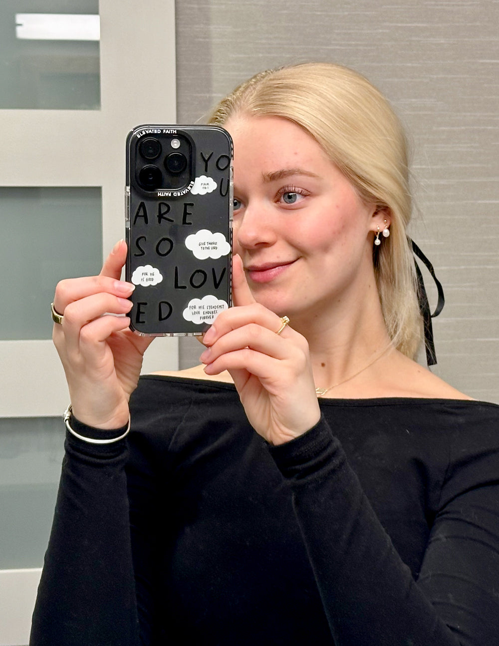 Black You Are So Loved Phone Case - Riot Co.