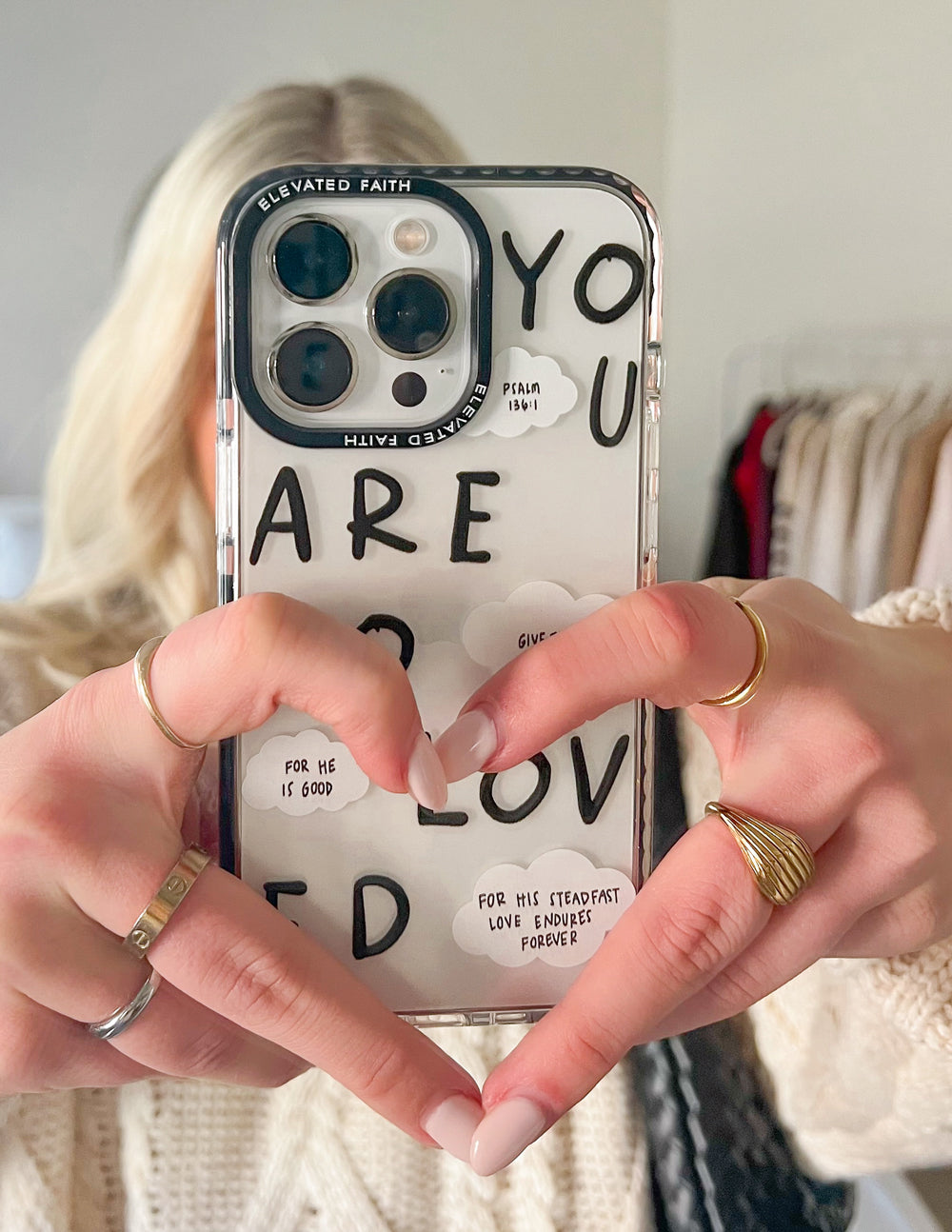 Black You Are So Loved Phone Case - Riot Co.