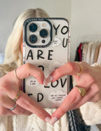 Black You Are So Loved Phone Case - Riot Co.