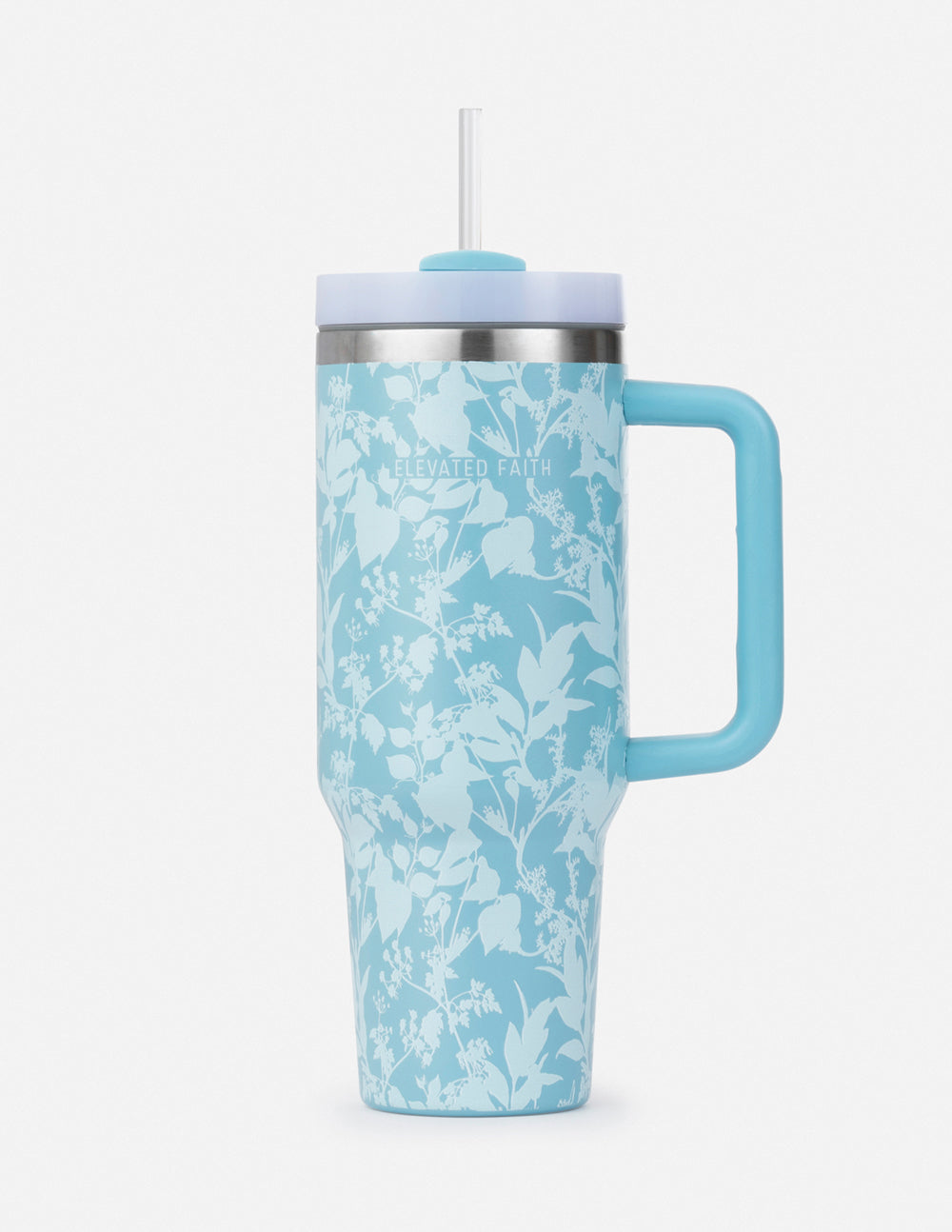 Blue Botanic 40 oz Tumbler - Riot Co.