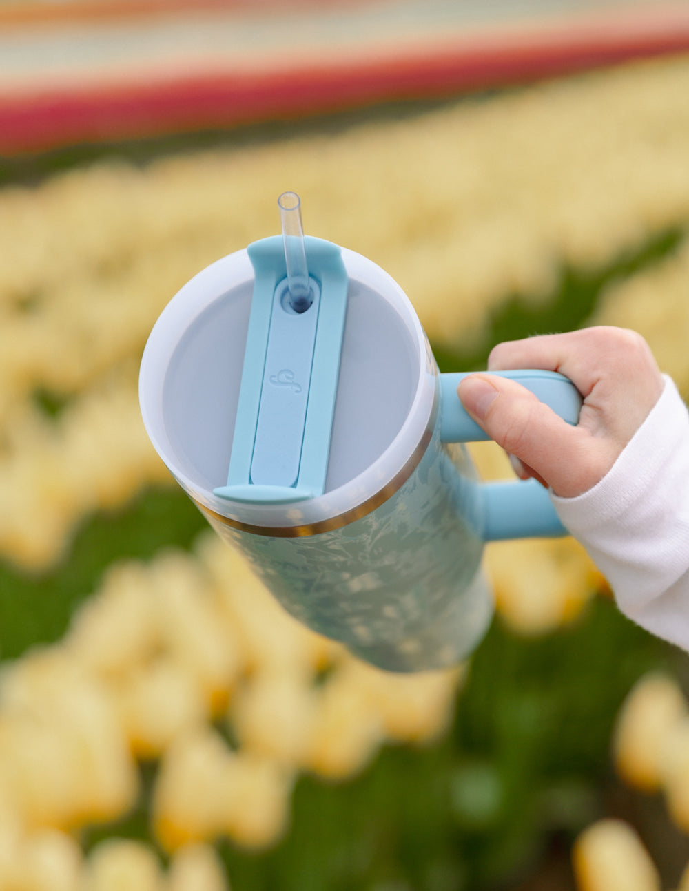 Blue Botanic 40 oz Tumbler - Riot Co.