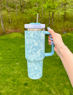 Blue Botanic 40 oz Tumbler - Riot Co.