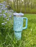 Blue Botanic 40 oz Tumbler - Riot Co.