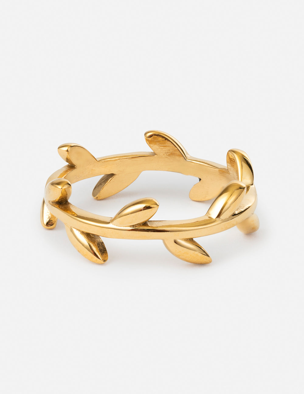 Dainty Olive Branch Ring - Riot Co.