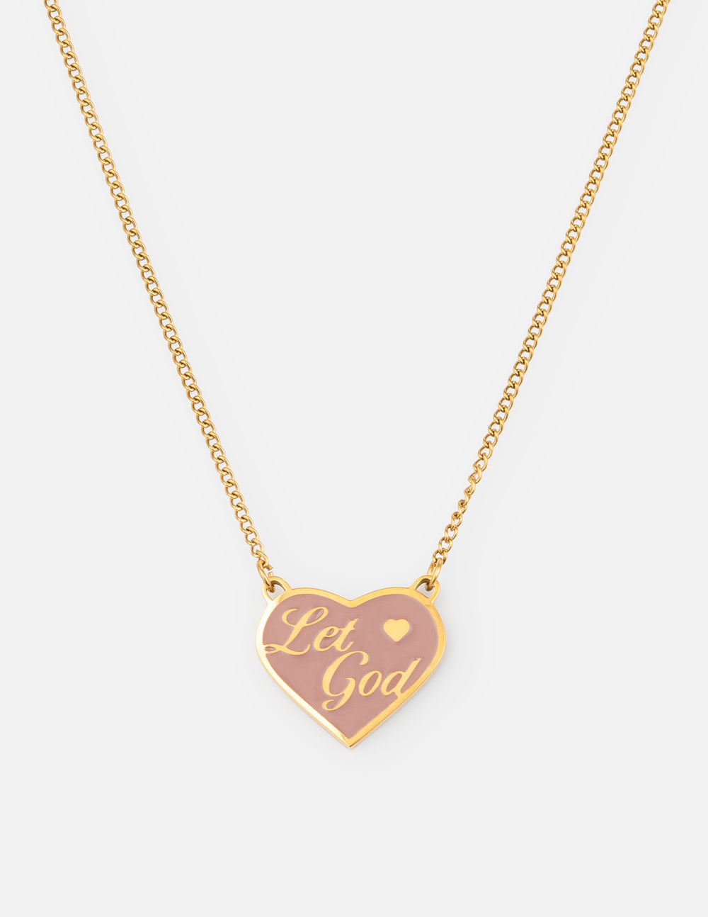 Enamel Let God Necklace - Riot Co.