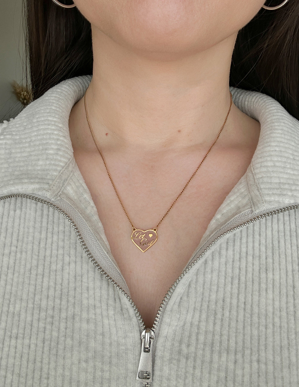Enamel Let God Necklace - Riot Co.
