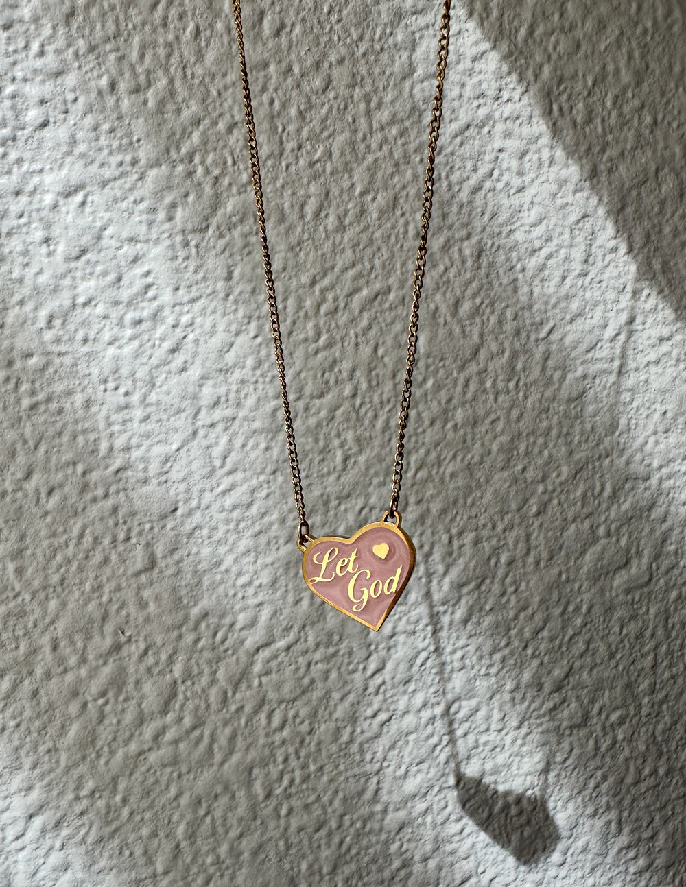 Enamel Let God Necklace - Riot Co.