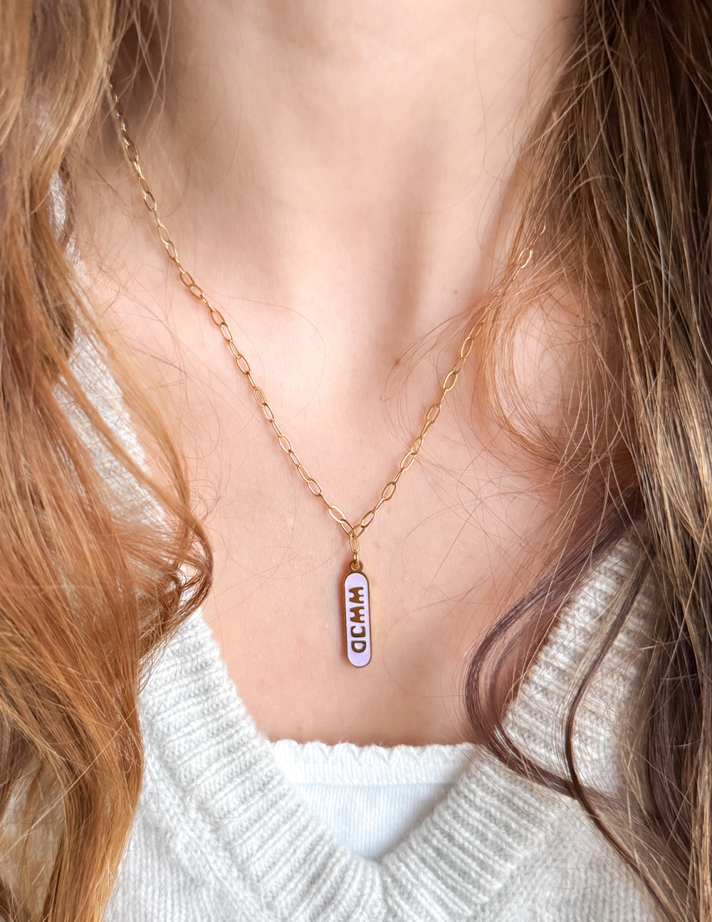 Enamel WWJD Necklace - Riot Co.