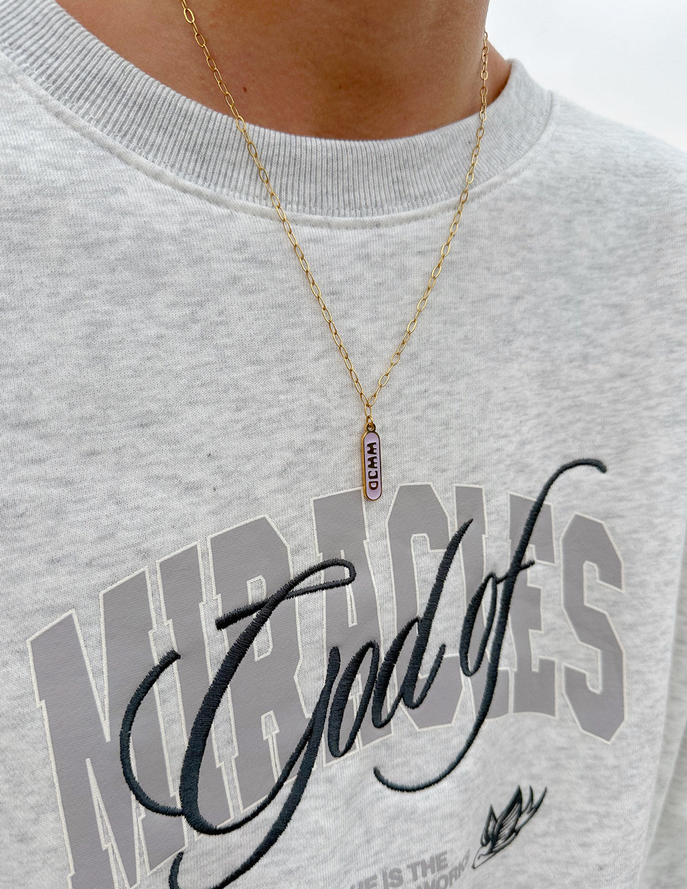 Enamel WWJD Necklace - Riot Co.