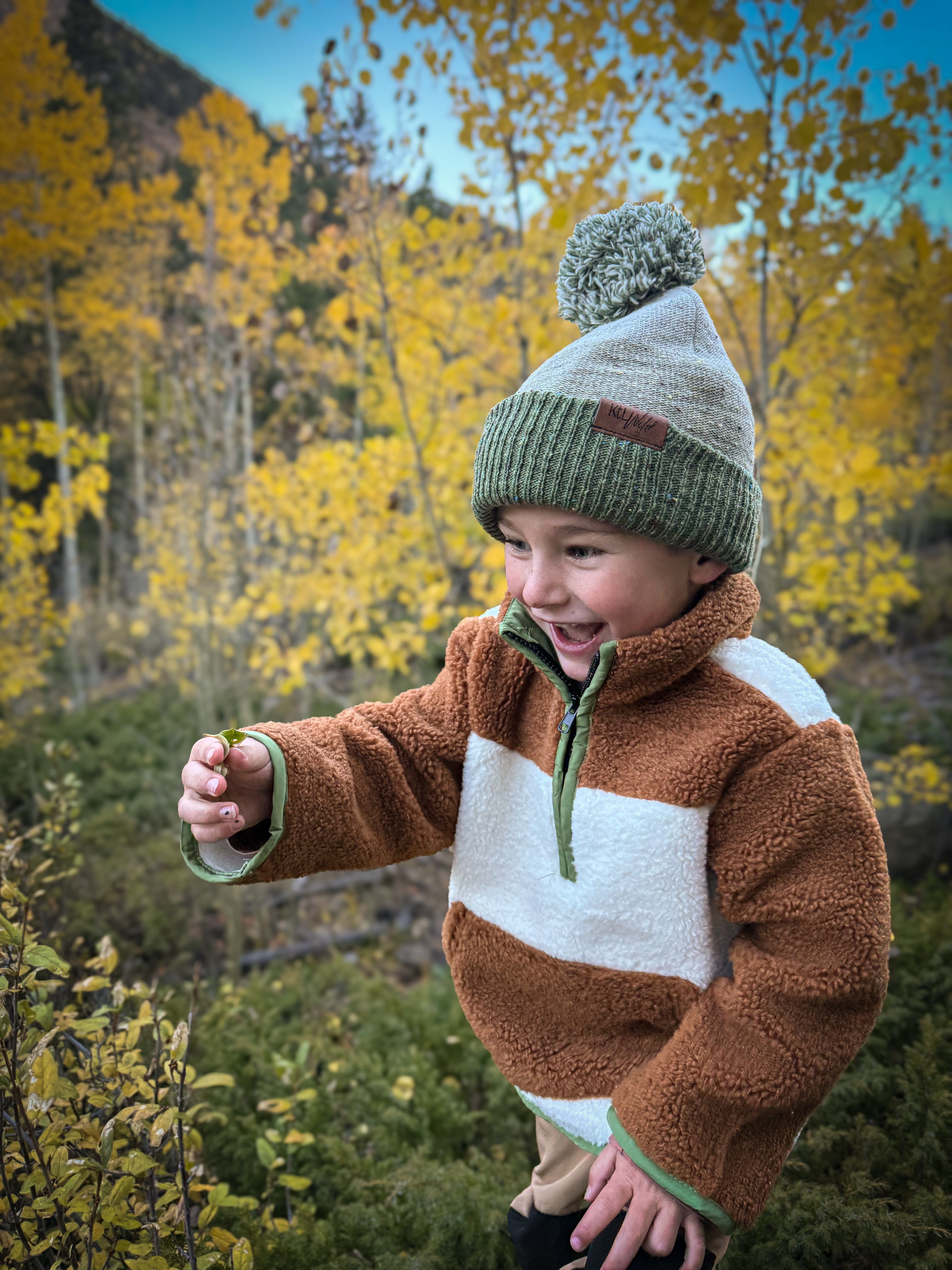 Tan Camel Sherpa - Plush Warm lined Pullover Sweatshirt - Riot Co.