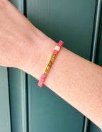 Faith Tile Letter Bracelet - Riot Co.