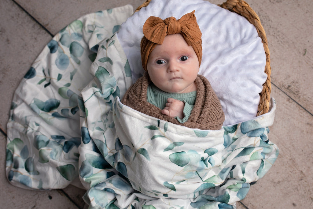 Eucalyptus Embrace Minky Blanket - Riot Co.