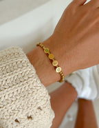 Gold WWJD Letter Bracelet - Riot Co.