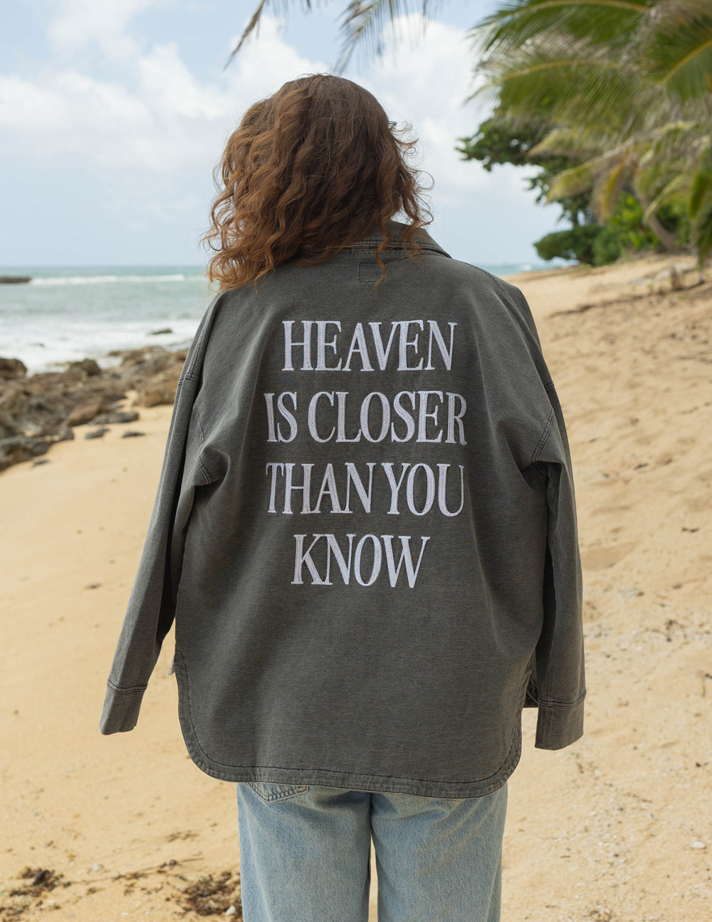 Heaven Is Closer Shacket - Riot Co.