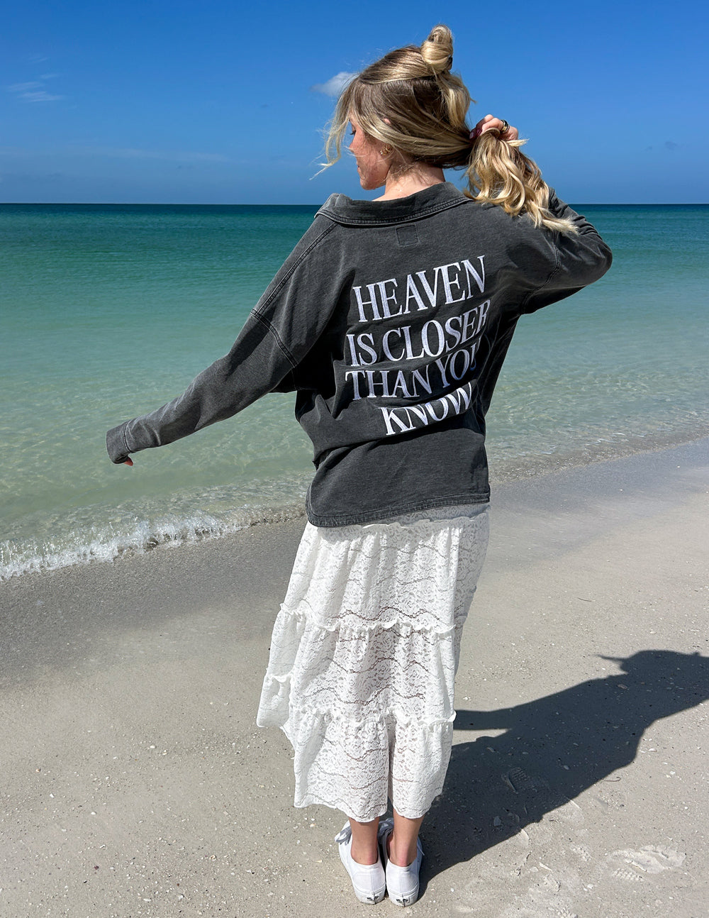 Heaven Is Closer Shacket - Riot Co.