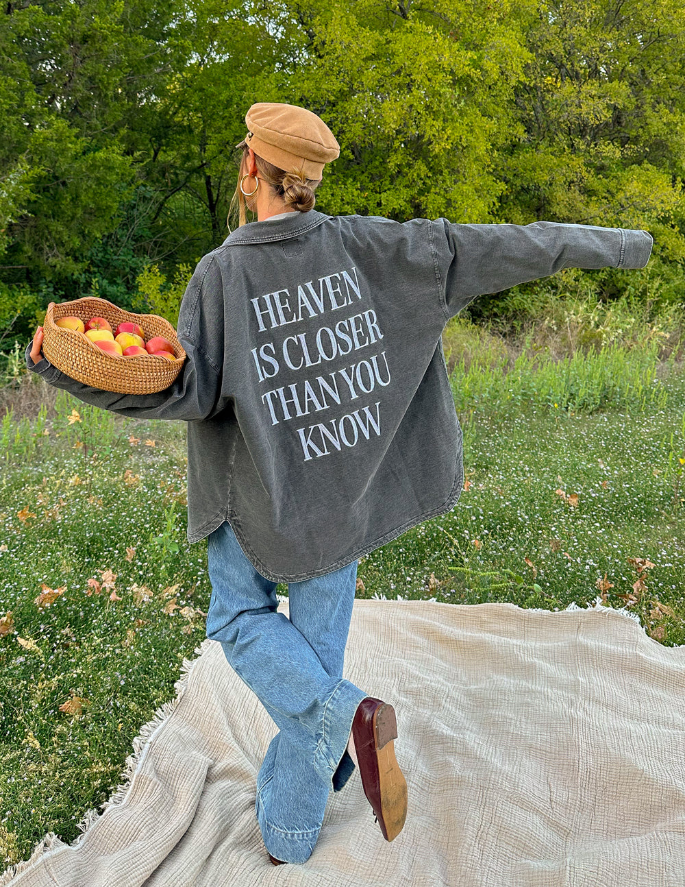 Heaven Is Closer Shacket - Riot Co.