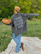 Heaven Is Closer Shacket - Riot Co.