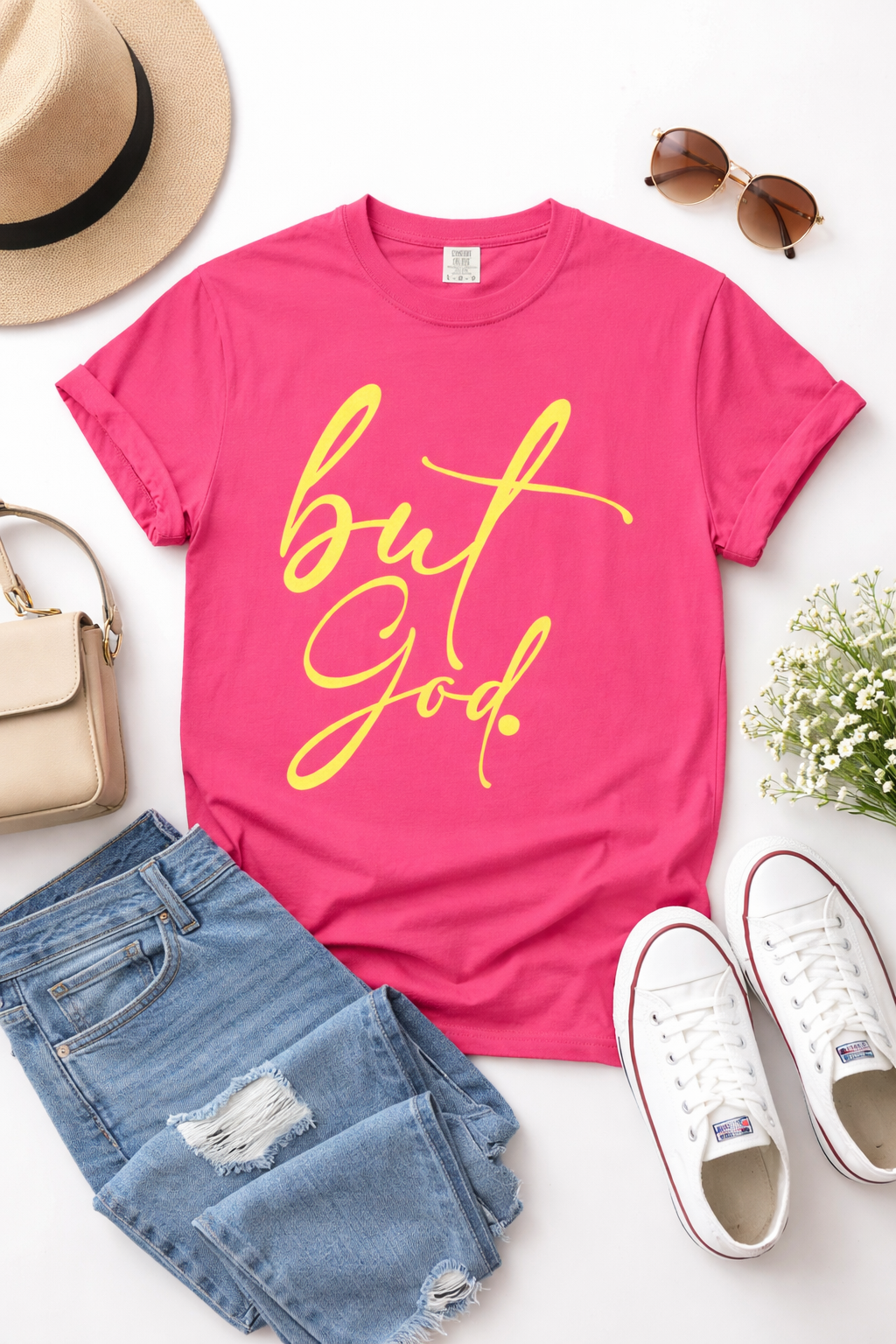 But God. T-Shirt • Comfort Colors - Riot Co.