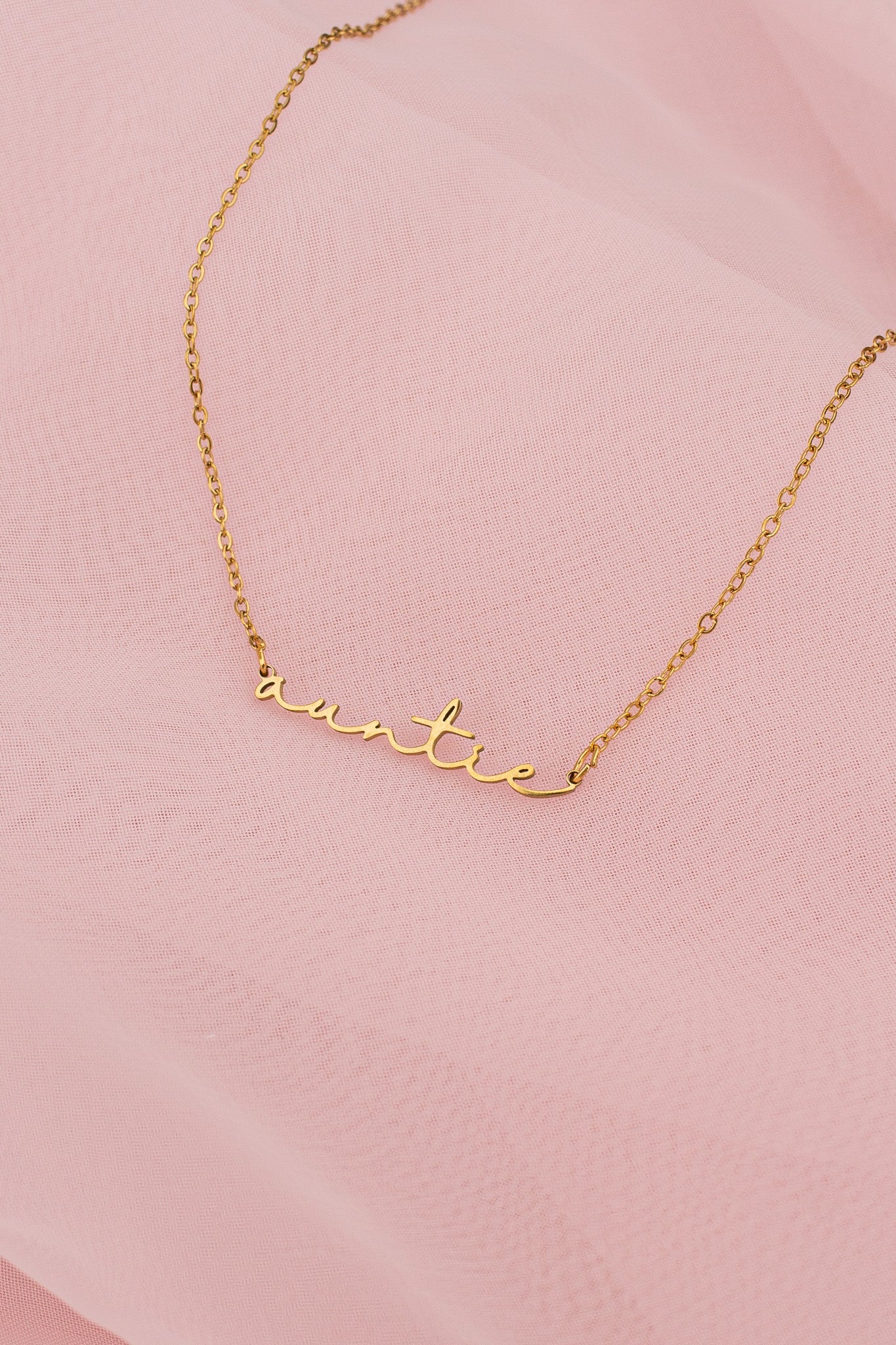 "Auntie" Necklace