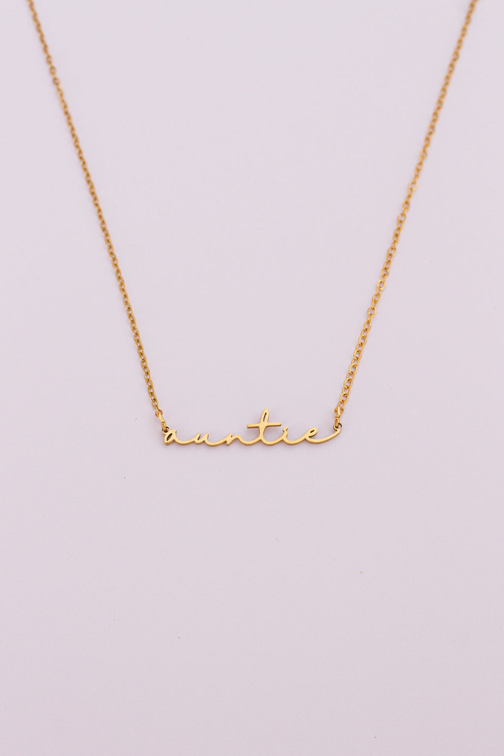 "Auntie" Necklace