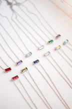 CZ Birthstone Necklace
