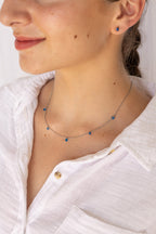 Madison Necklace in Blue