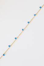 Madison Anklet in Blue