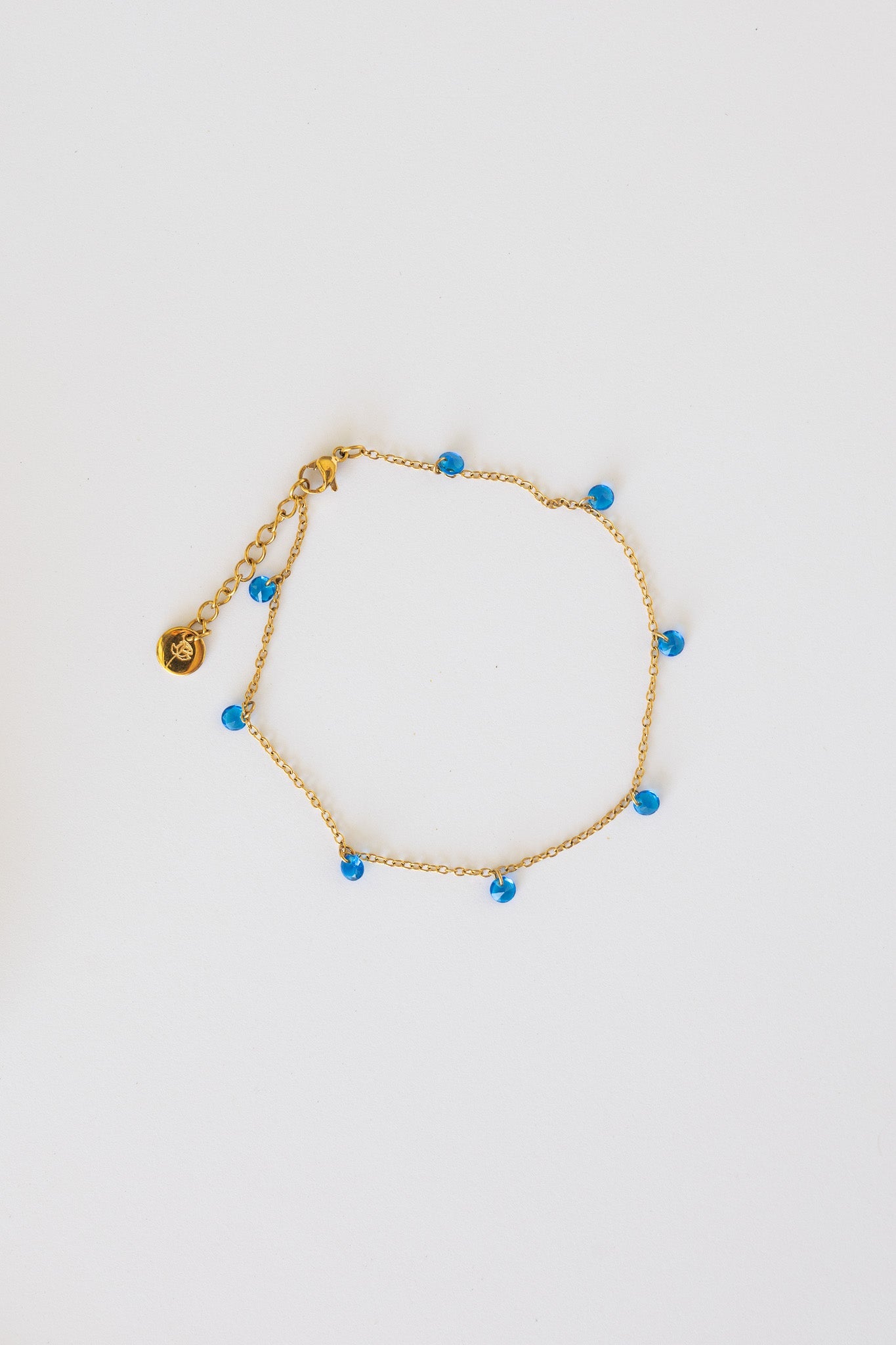 Madison Anklet in Blue