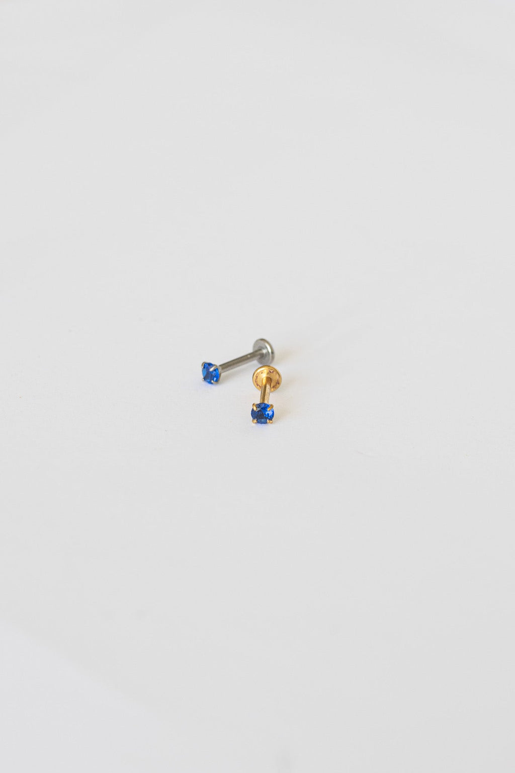 Crystal Flat Back Stud in Blue