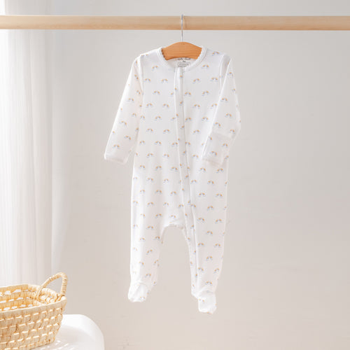 Baby Basics: Rainbow Bliss Organic Cotton Baby Pajama - Riot Co.