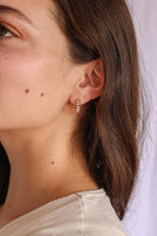 Diamond Hoop in Ballet Pink