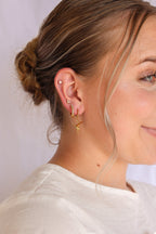 Tiny Dancer Huggie Hoop