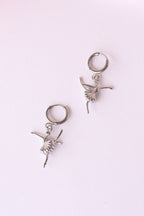 Tiny Dancer Huggie Hoop