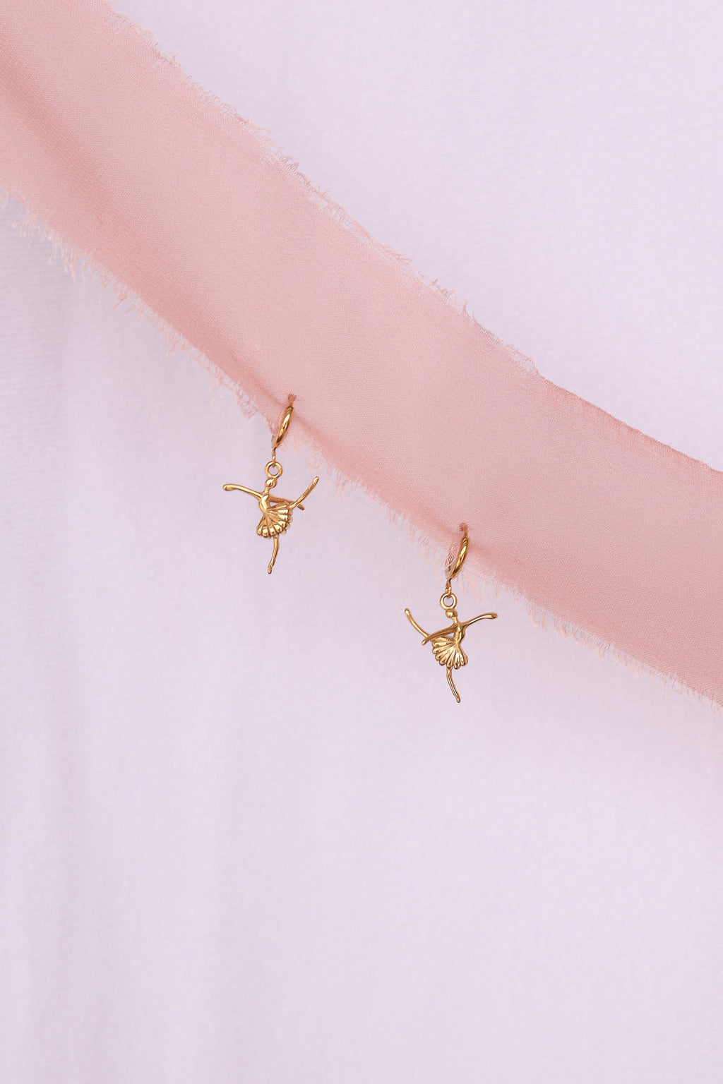 Tiny Dancer Huggie Hoop