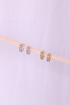 Diamond Hoop in Ballet Pink