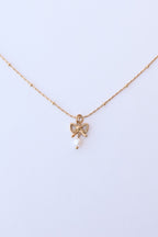 Jane Bow Necklace