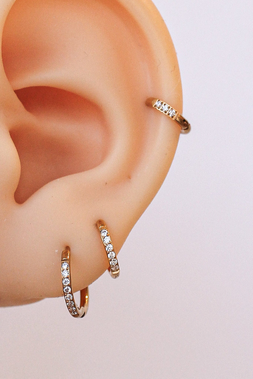 Micro Crystal Hoop