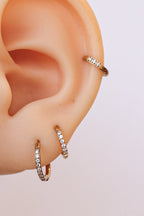 Micro Crystal Hoop