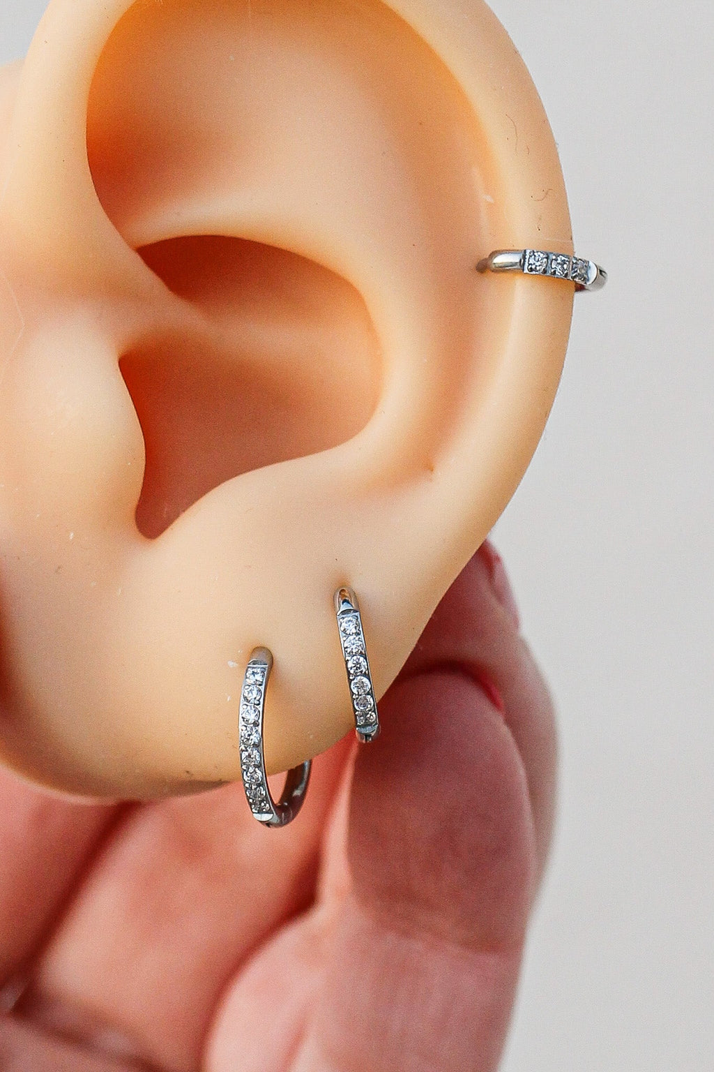 Micro Crystal Hoop