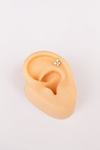 Crystal Butterfly Flat Back Stud