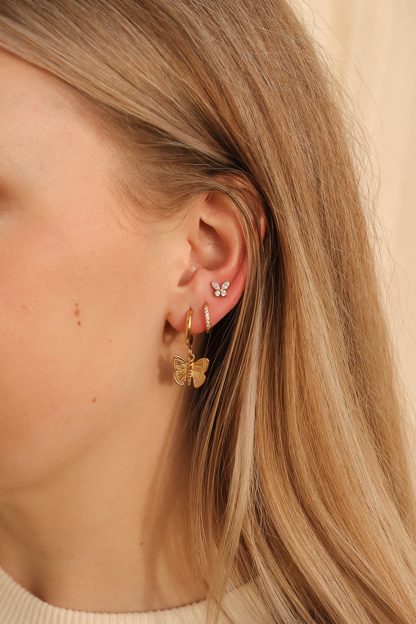 Micro Crystal Hoop