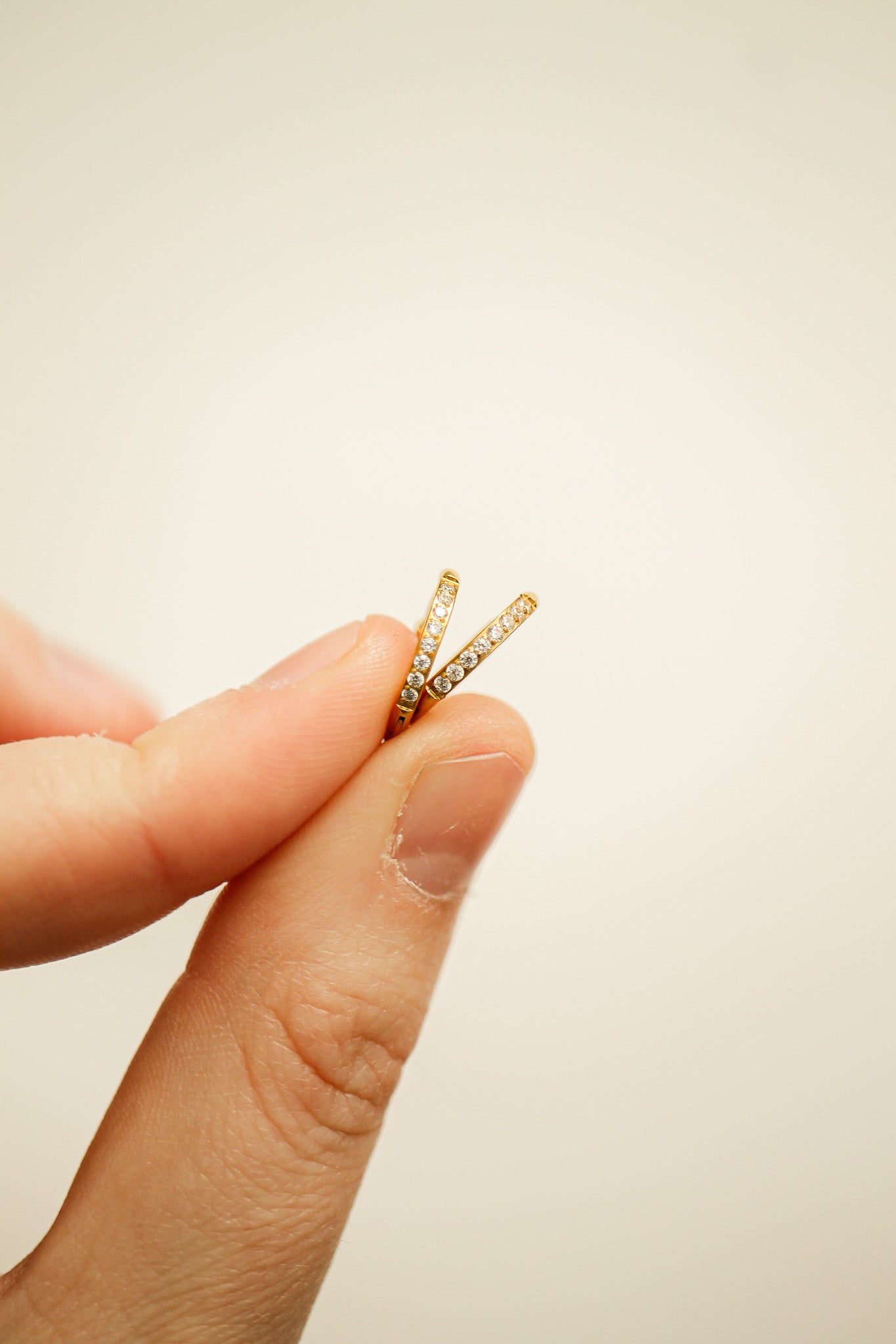 Micro Crystal Hoop