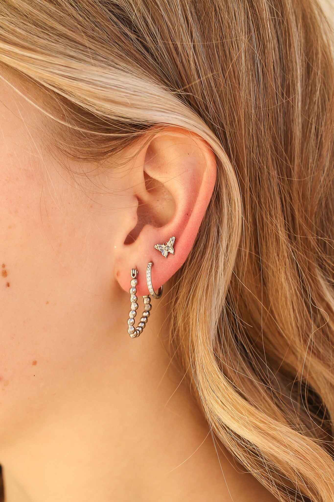 Micro Crystal Hoop