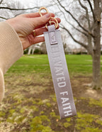 Lavender Oversized Logo Keychain - Riot Co.