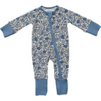 Bluebell Pointelle Bamboo Zipper