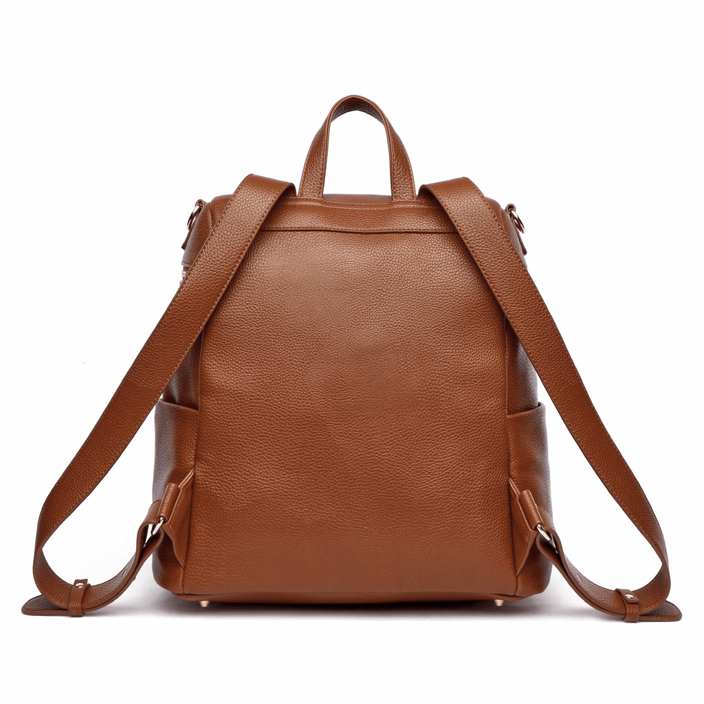 Monaco Diaper Bag | Caramel Brown - Riot Co.